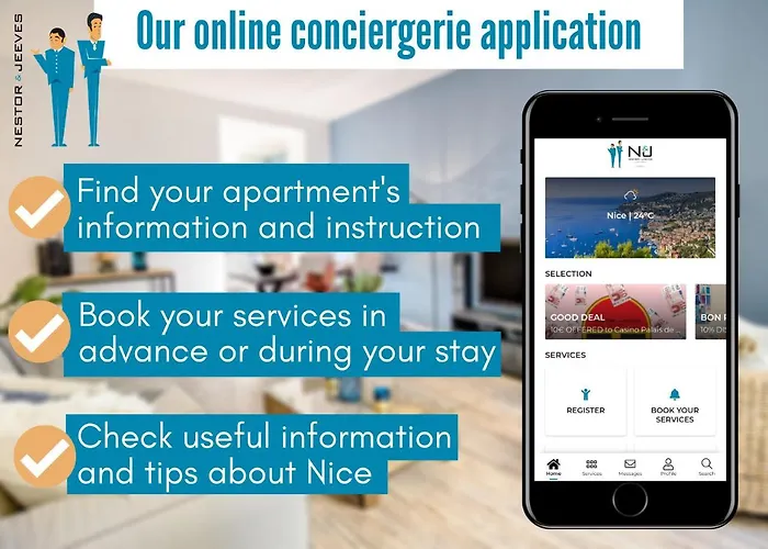 Appartement Nestor&jeeves - Zen - - Very Close Beaches Nice